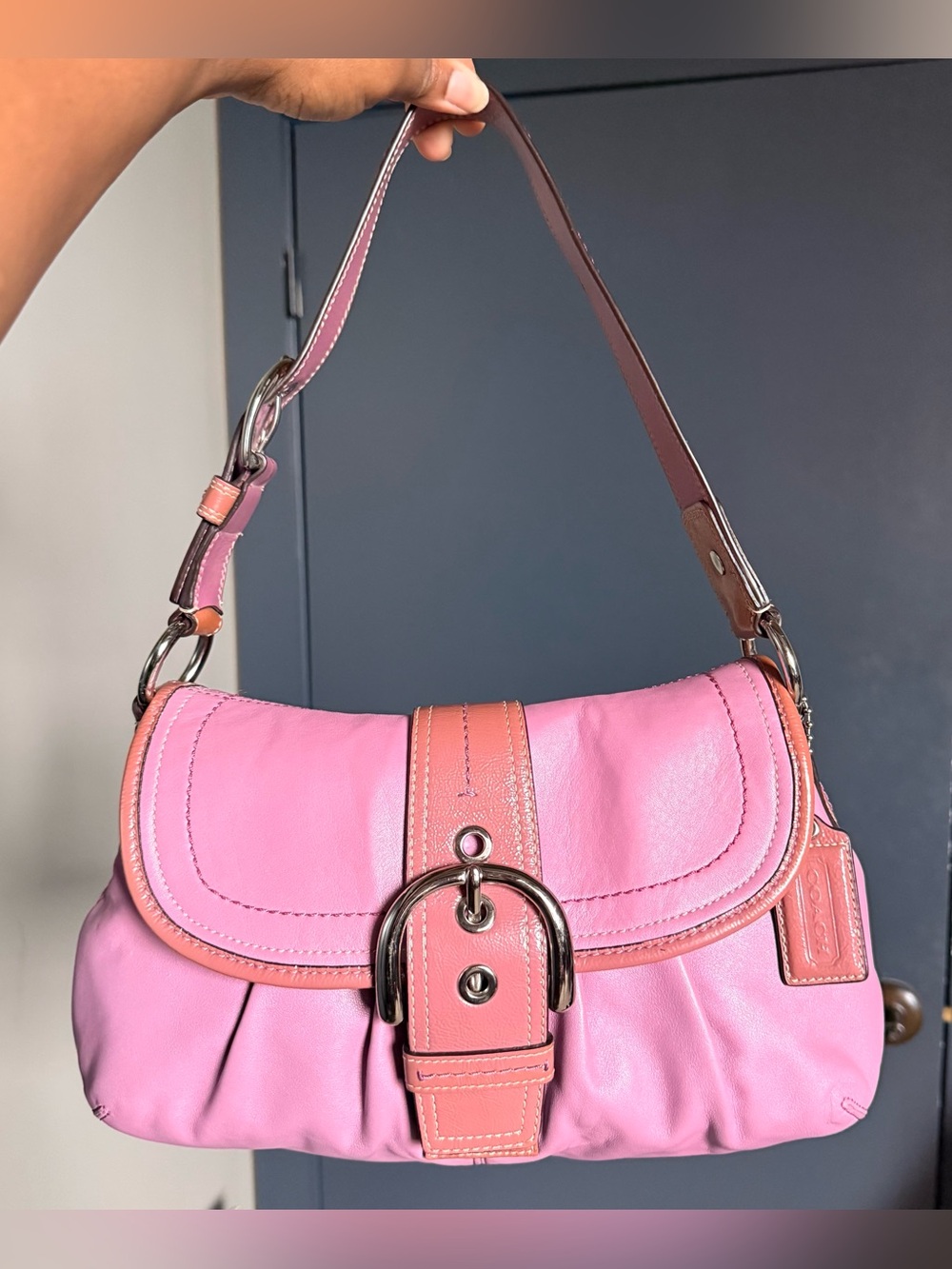 Coach Soho Pink Leather Bag